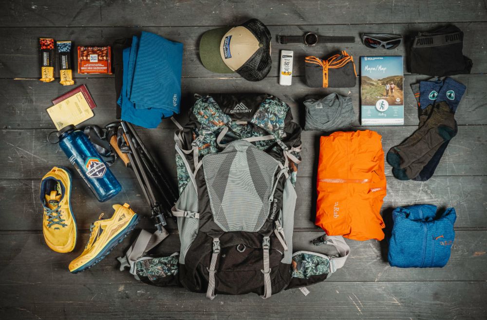 Gear list thru-hiking